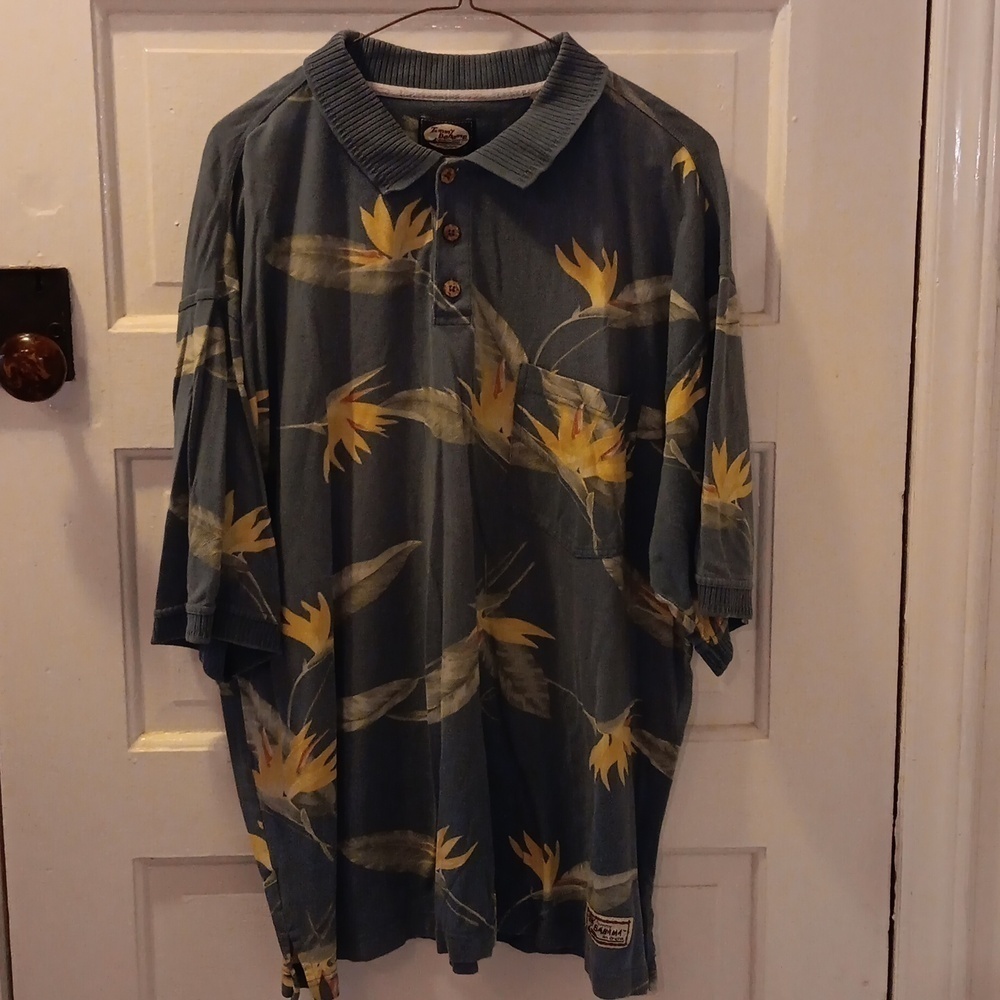 Tommy Bahama XL men's polo cruise vaca beach casual shirt